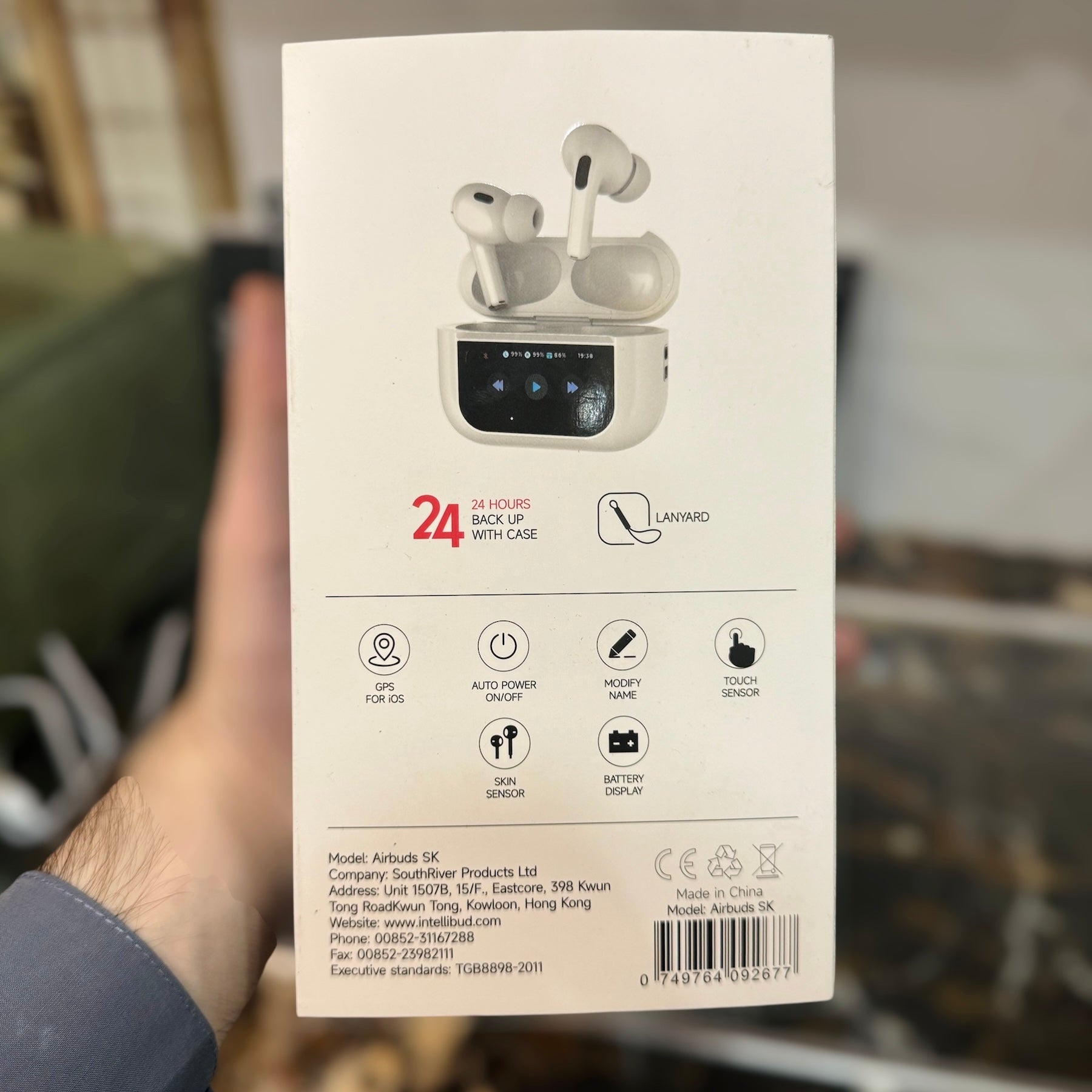 Intellibuds Touch Screen Airbuds