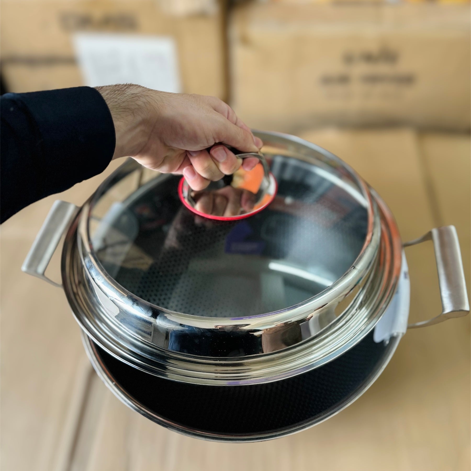 Honeycomb lasercoating Handi