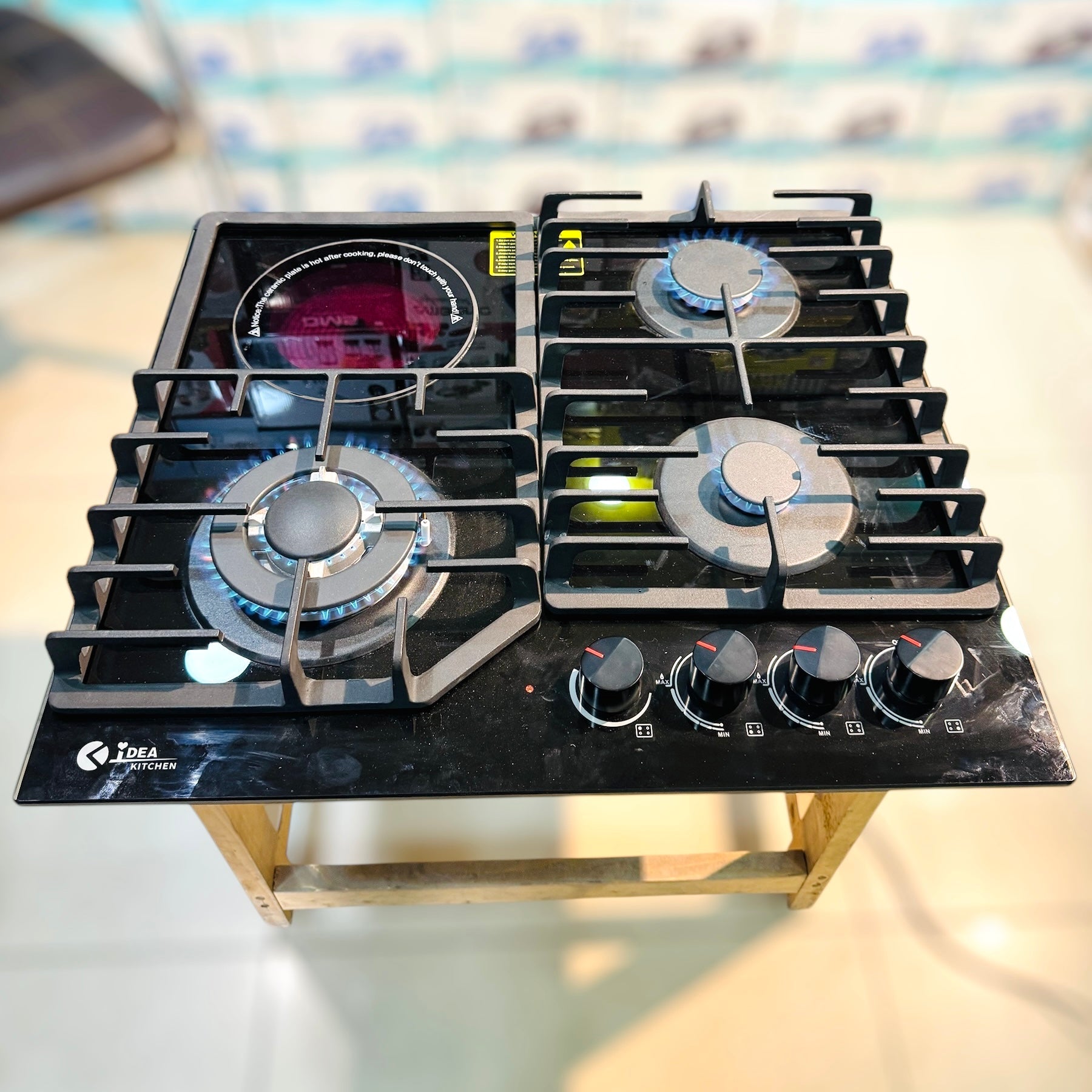 Electric + Gas Stove