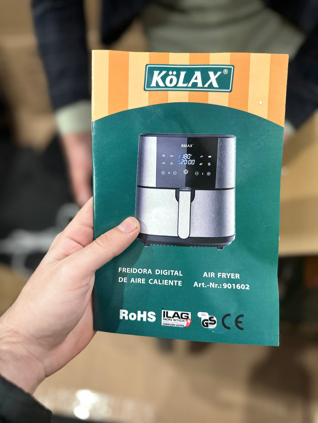 German Imported Kolax Air Fryer 9.8L